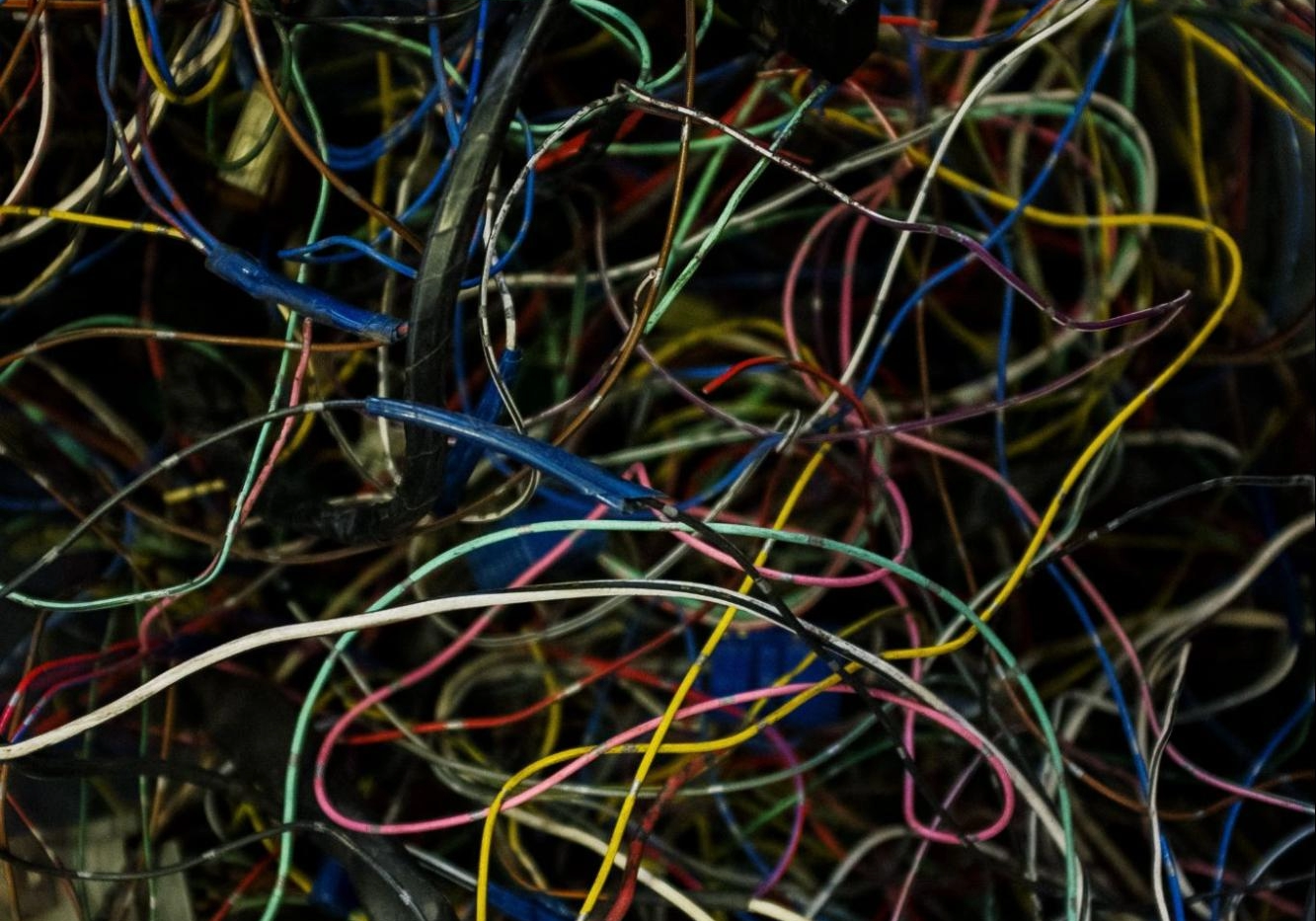 jumbled mess of wires