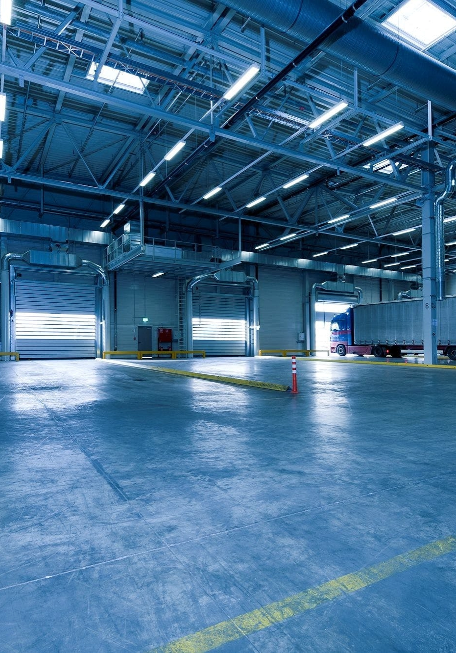 aesthetic view of a warehouse